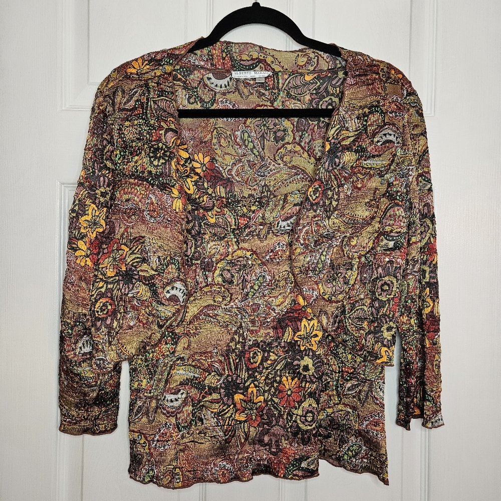 Alberto Makali Vintage Twinset Shell and Shrug Size L